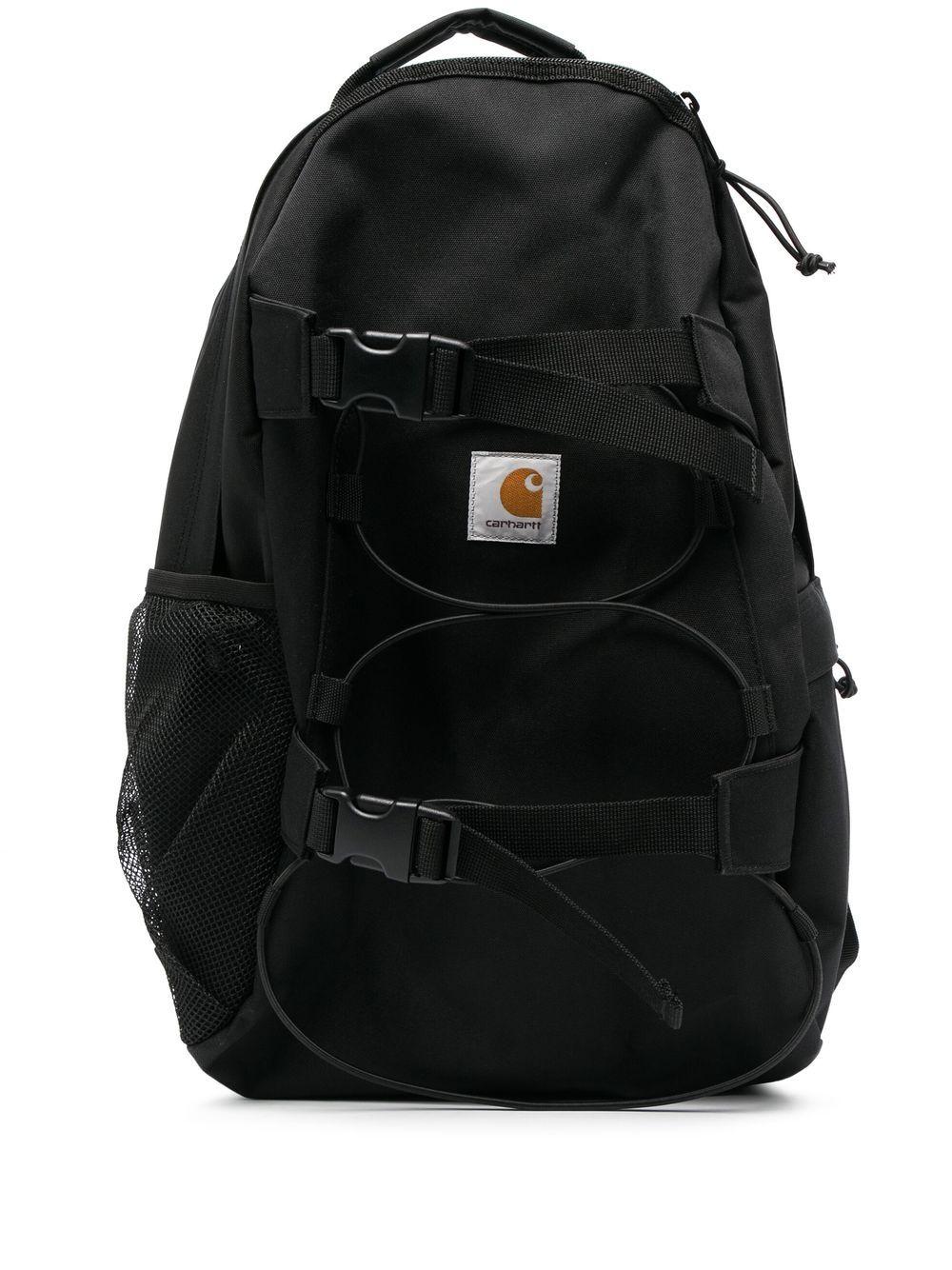 Logo-patch zip-up backpack<BR/><BR/><BR/> I031468 Kickflip Backpack89.XX CARHARTT WIP 