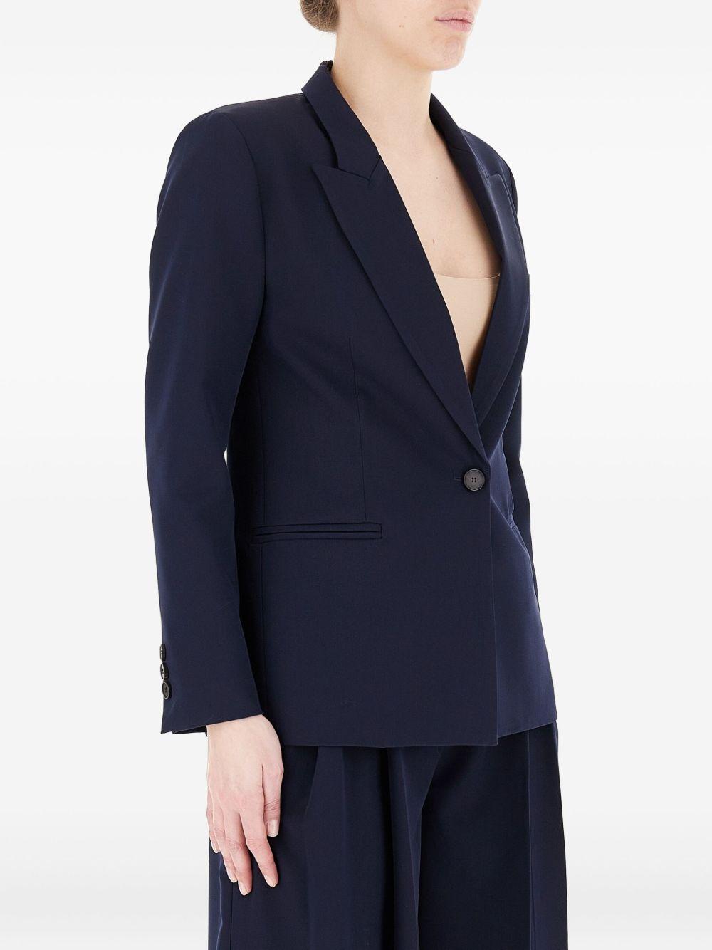 single-button lined blazer TD0292 BLUSCURO VICOLO 