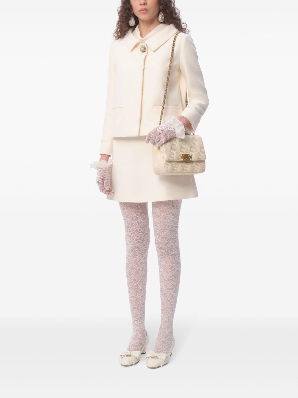 Crepe couture mini skirt<BR/><BR/><BR/> 6B3RACH71CF A03 VALENTINO GARAVANI 