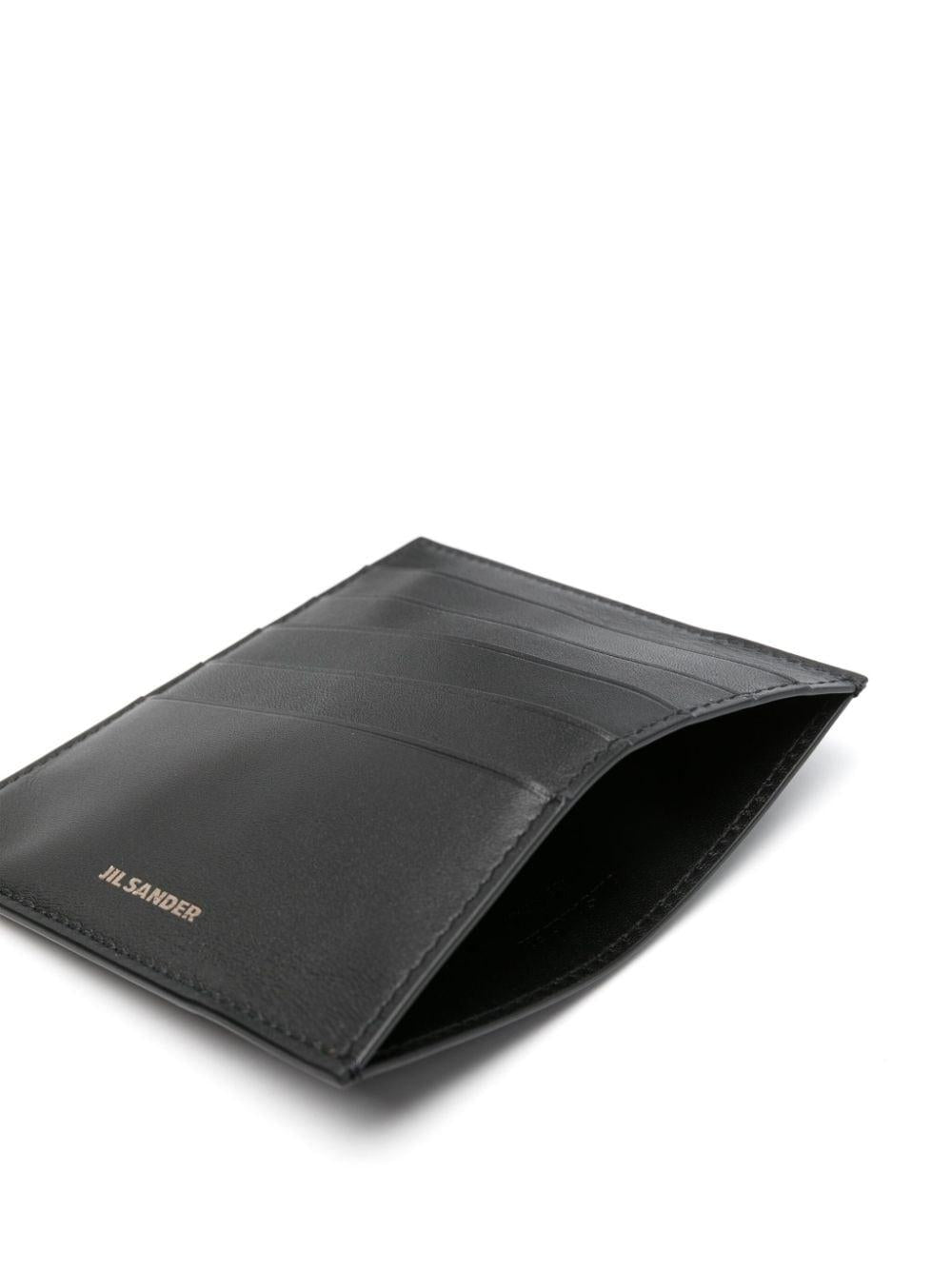 Leather vertical cardholder<BR/><BR/><BR/> J25VL0008 P5458001 JIL SANDER 