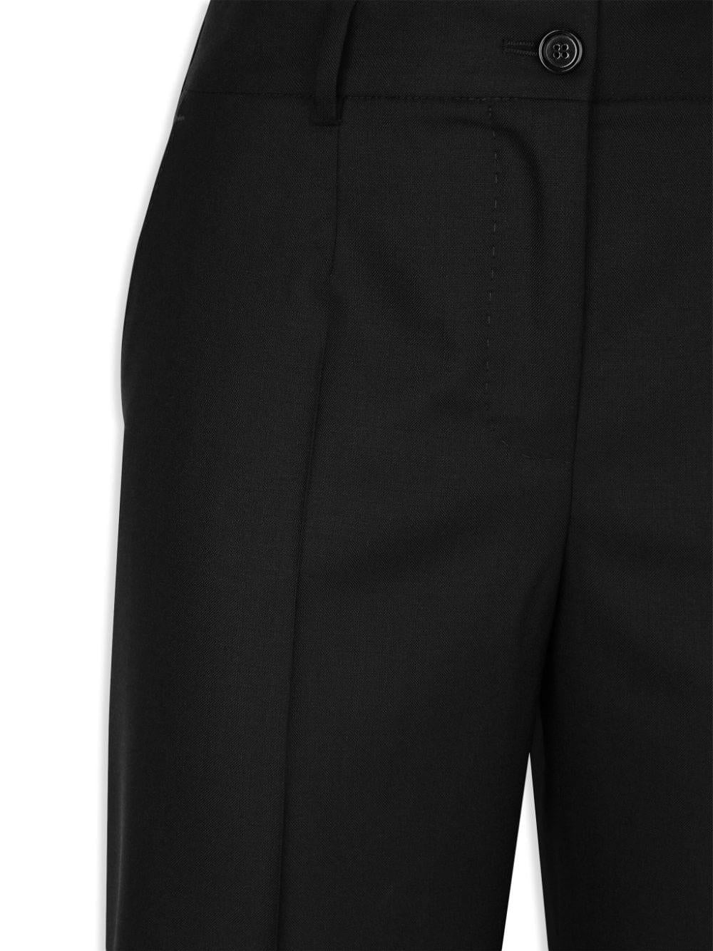 Flared virgin-wool trousers<BR/><BR/><BR/> FTC31T FU28DN0000 DOLCE & GABBANA 