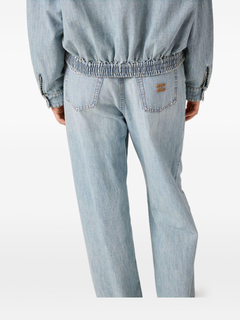 Chambray jeans GWP39418JI S-232F0076 MIU MIU 