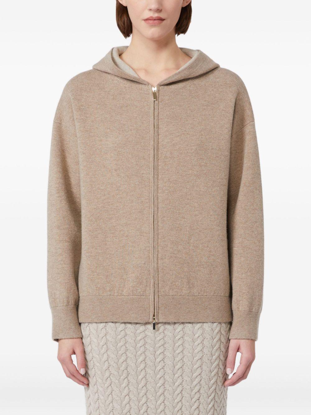 Wool and cashmere hooded cardigan 2529346033 KURT018 MAX MARA S 