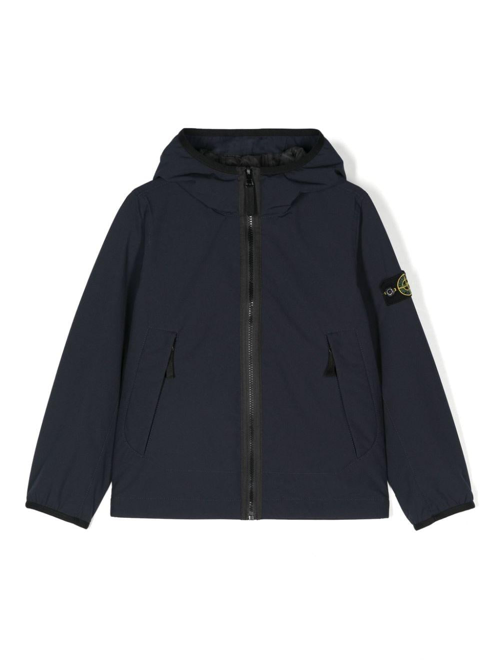 Compass-badge jacket<BR/><BR/><BR/> 8116405 27V0020 STONE ISLAND KIDS 
