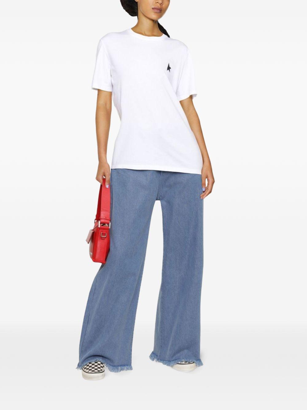 One Star-logo short-sleeve T-shirt GMP01220 P00059310364 GOLDEN GOOSE 
