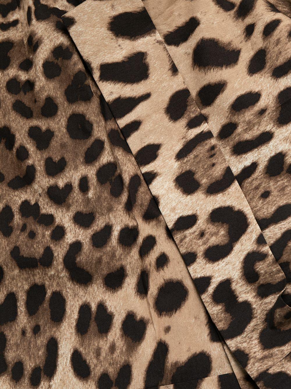 Leopard print poplin shorts FTASXT HS5E3HY13M DOLCE & GABBANA 