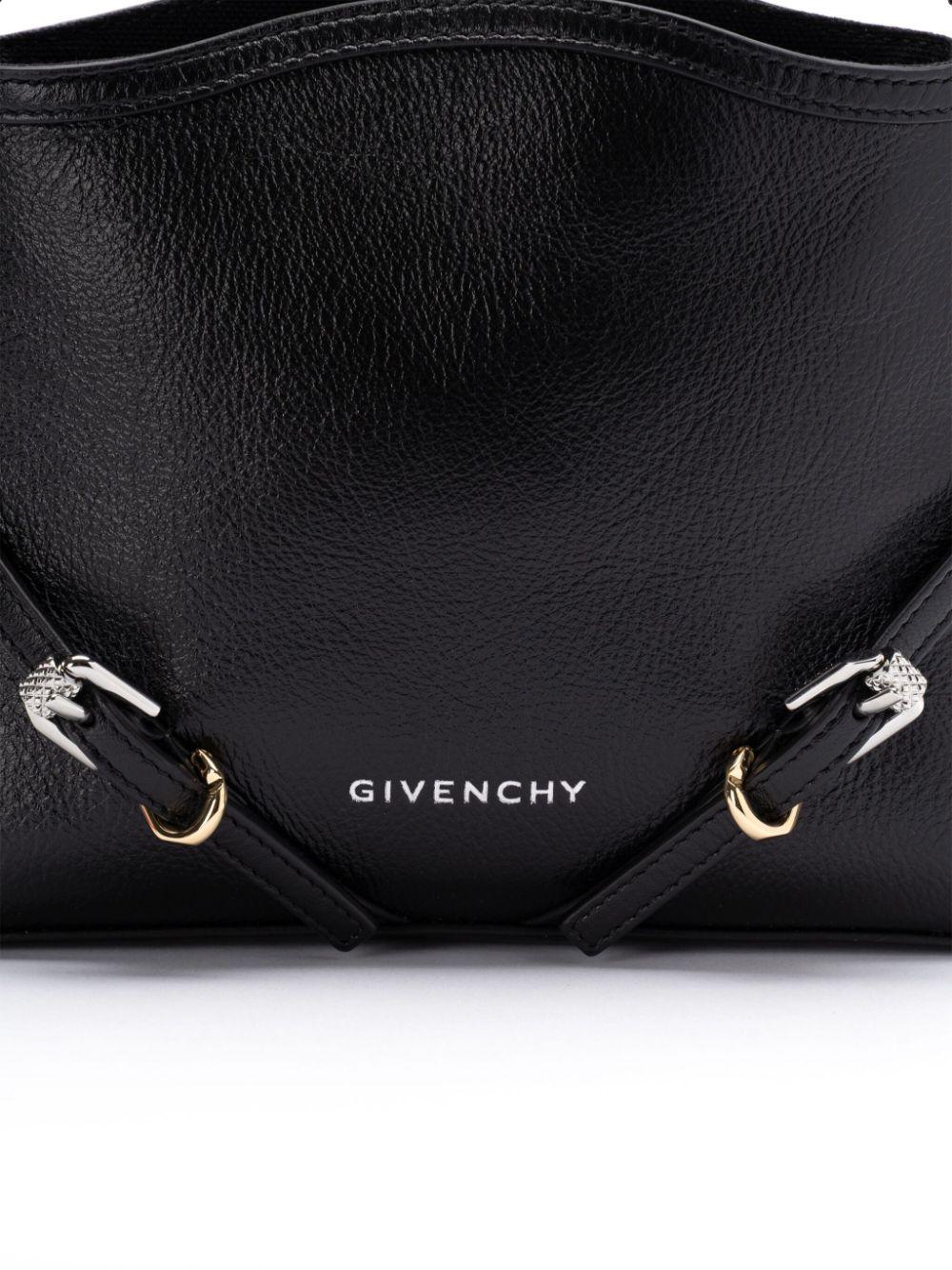 Nano Voyou leather tote bag<BR/><BR/><BR/> BB60NHB1Q7 001 GIVENCHY 