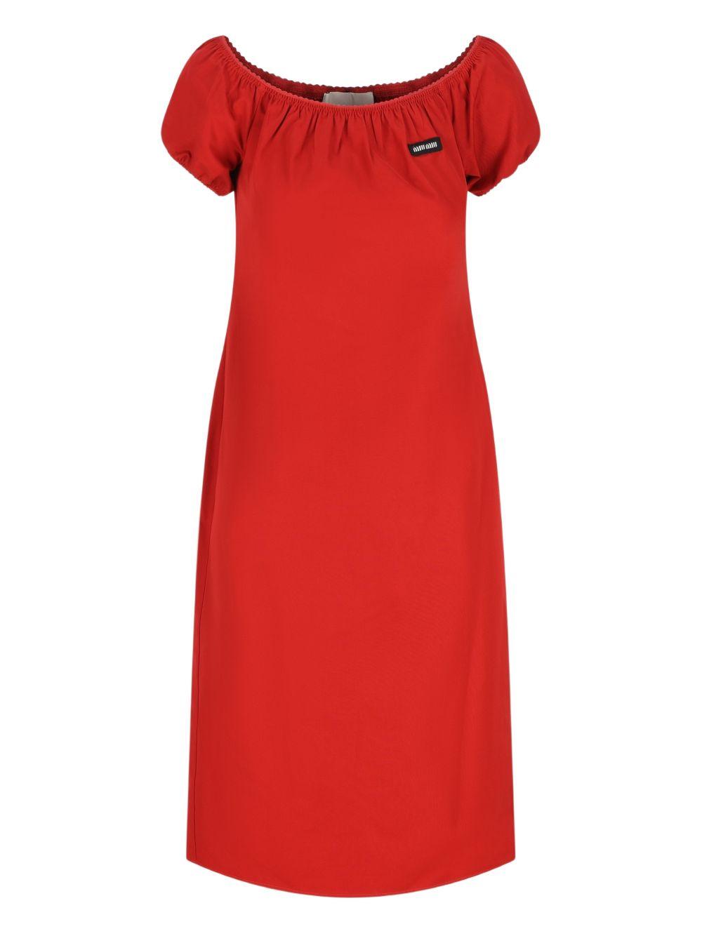 Poplin dress MF61831BMS S-OOOF0011 MIU MIU 