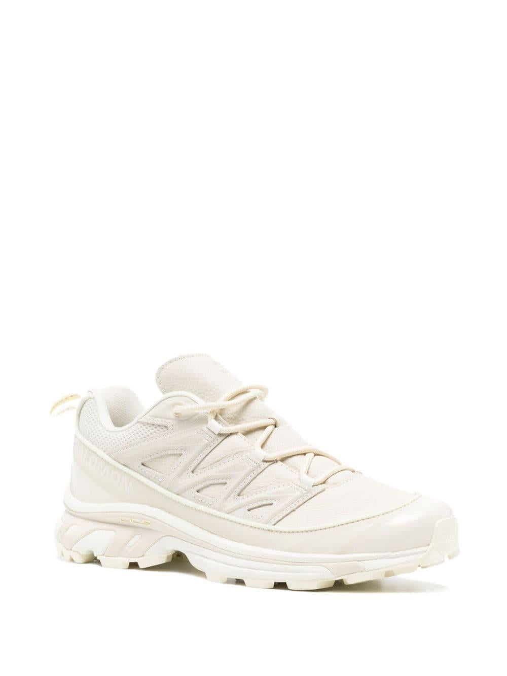 Beige pannelled design sneakers L47294800 ICE/ALMOND MILK/ YELLOW SALOMON 