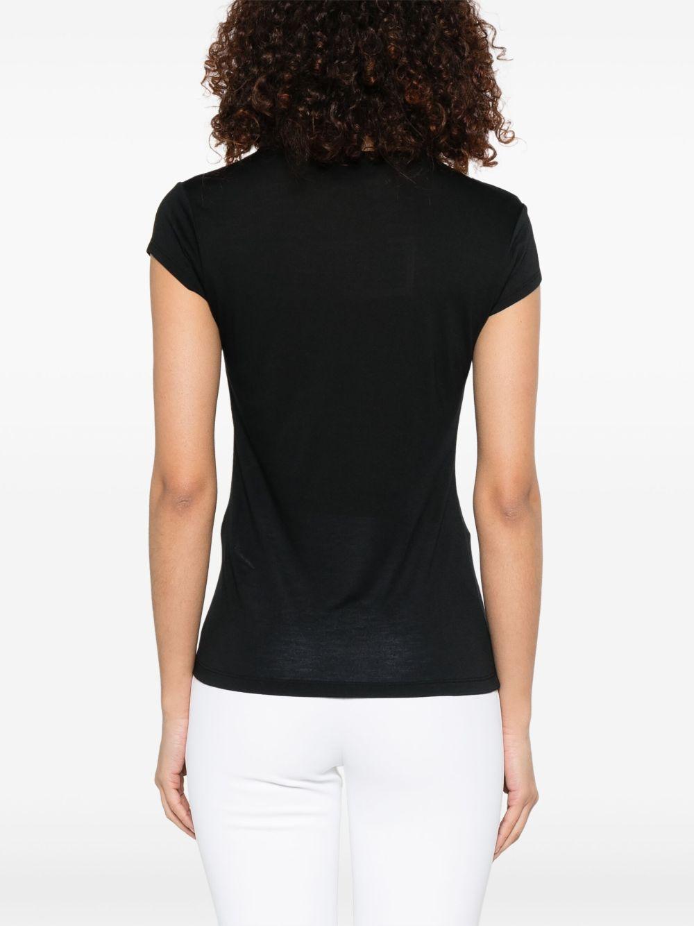 Jersey t-shirt with embroidery MA00451E2 110 ELISABETTA FRANCHI 