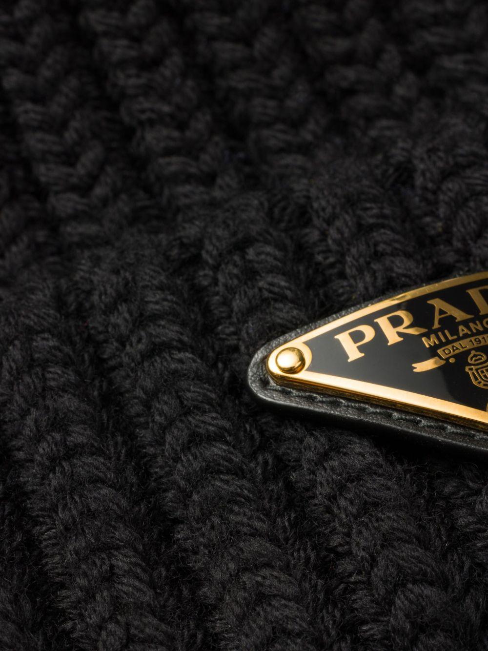 Wool beanie 1HC3902DZL F0002 PRADA 