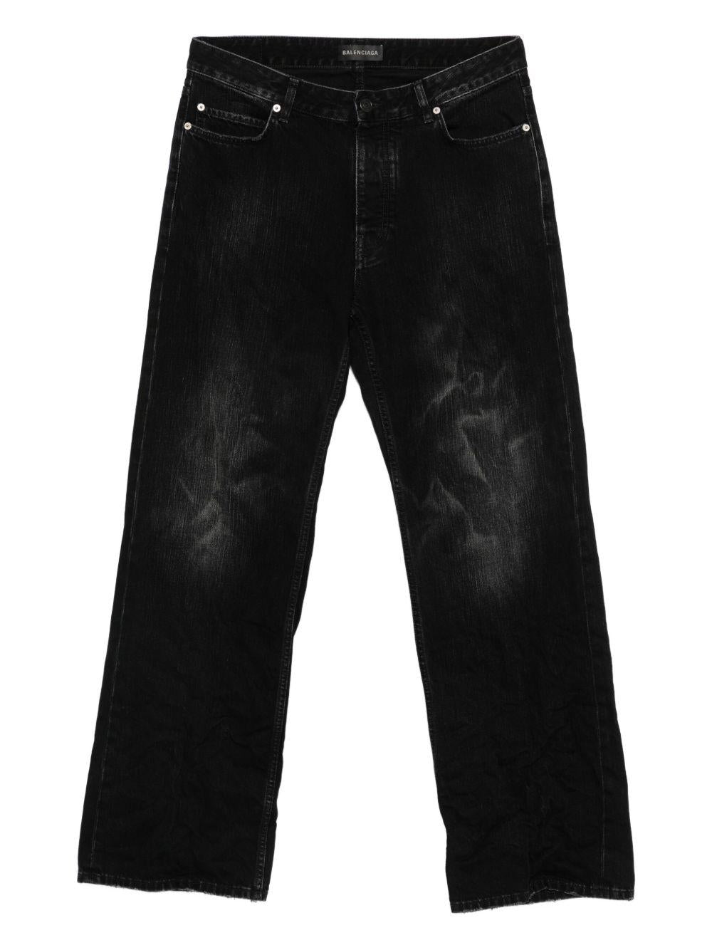Distressed jeans in cotton denim 851352 TTW671037 BALENCIAGA 