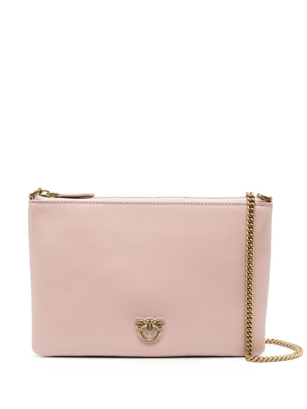 Pink logo-plaque crossbody bag 100455 A0F1O81Q PINKO 