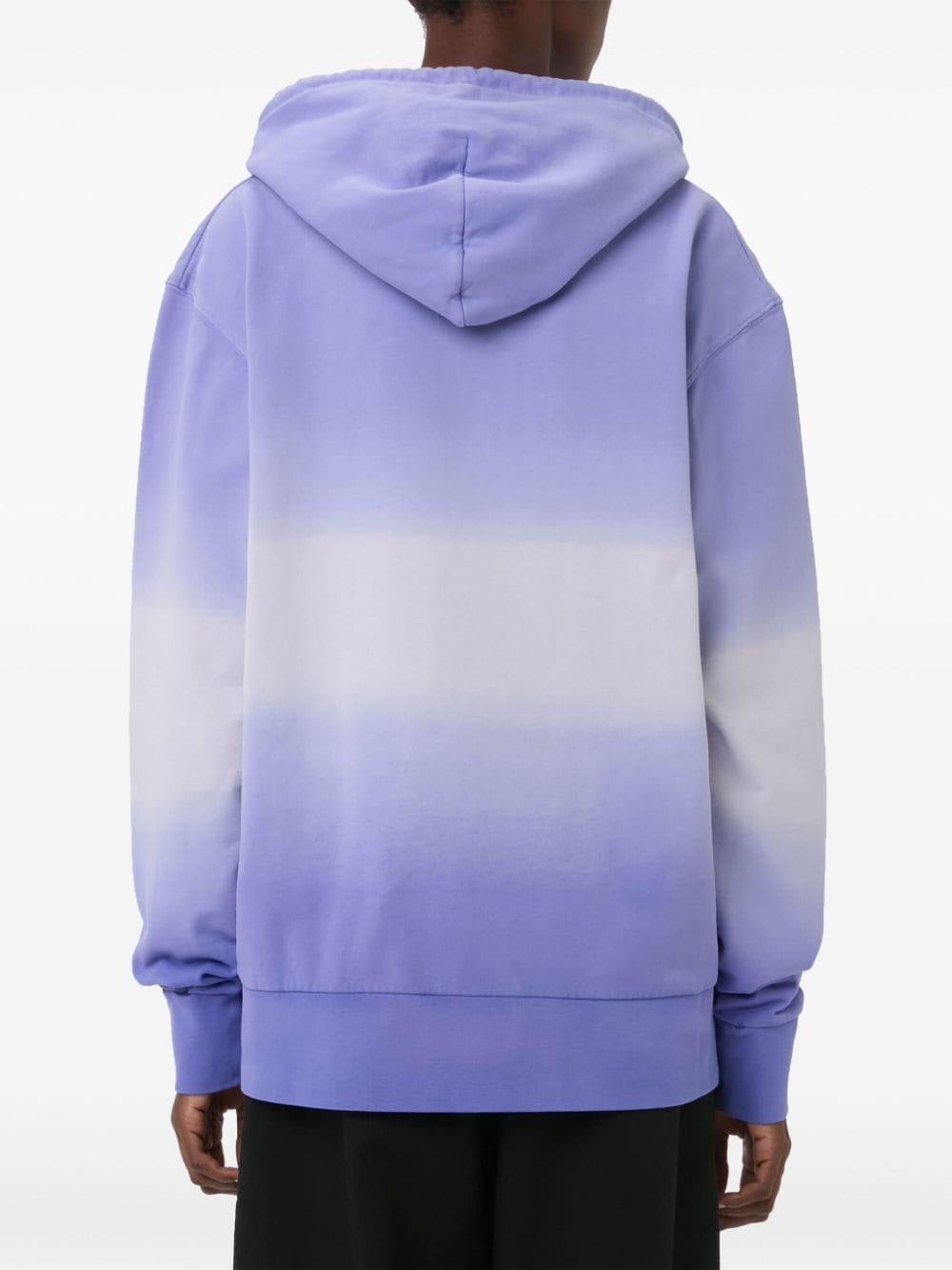 Logo-embroidered gradient hoodie<BR/><BR/><BR/> JW0202 PG1632748 JW ANDERSON 