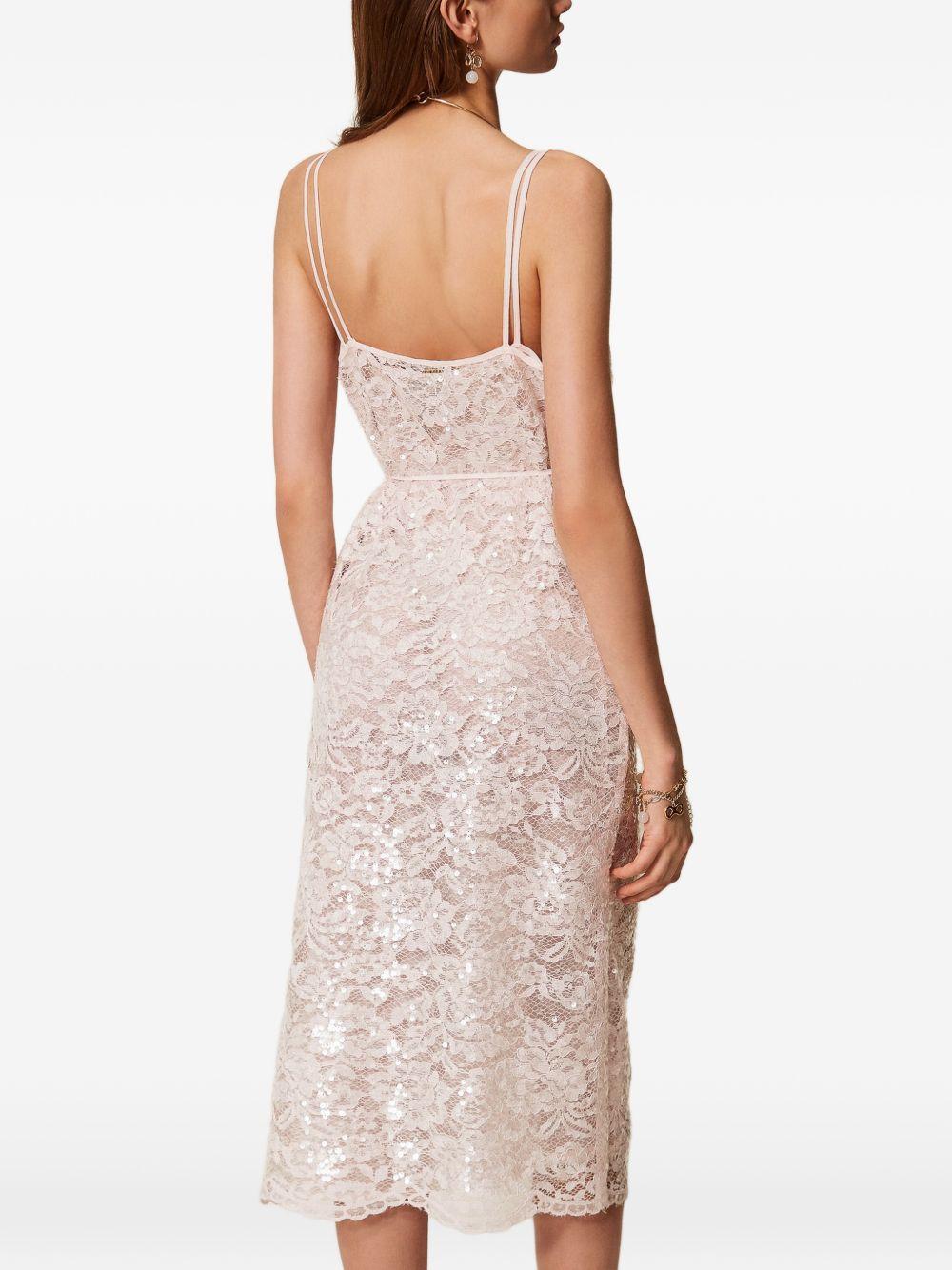 Midi lace dress with sequins 261TP2630 S2154700570 TWINSET 