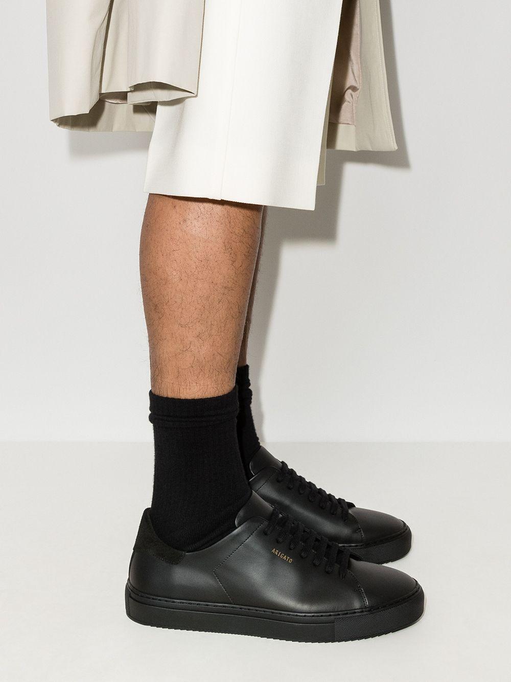 Clean 90 low-top sneakers<BR/><BR/><BR/> 28116 BLACK LEATHER AXEL ARIGATO 