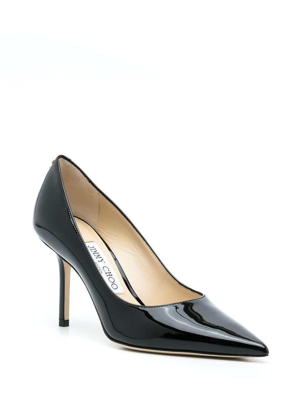 85mm Love pumps<BR/><BR/><BR/> LOVE 85 BLACK JIMMY CHOO 