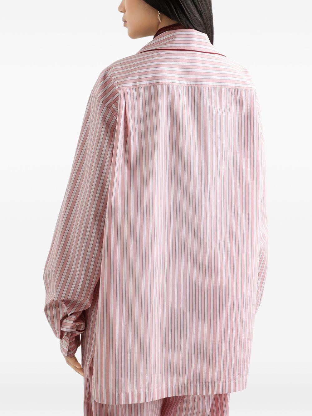 Striped poplin shirt F5U28T FR517S8051 DOLCE & GABBANA 