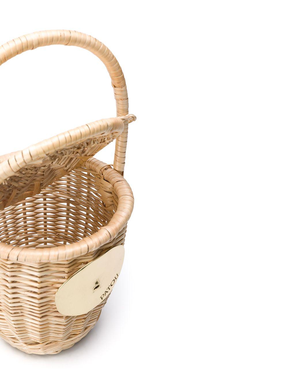 Wicker bucket bag<BR/><BR/><BR/> AC0030043 102V PATOU 