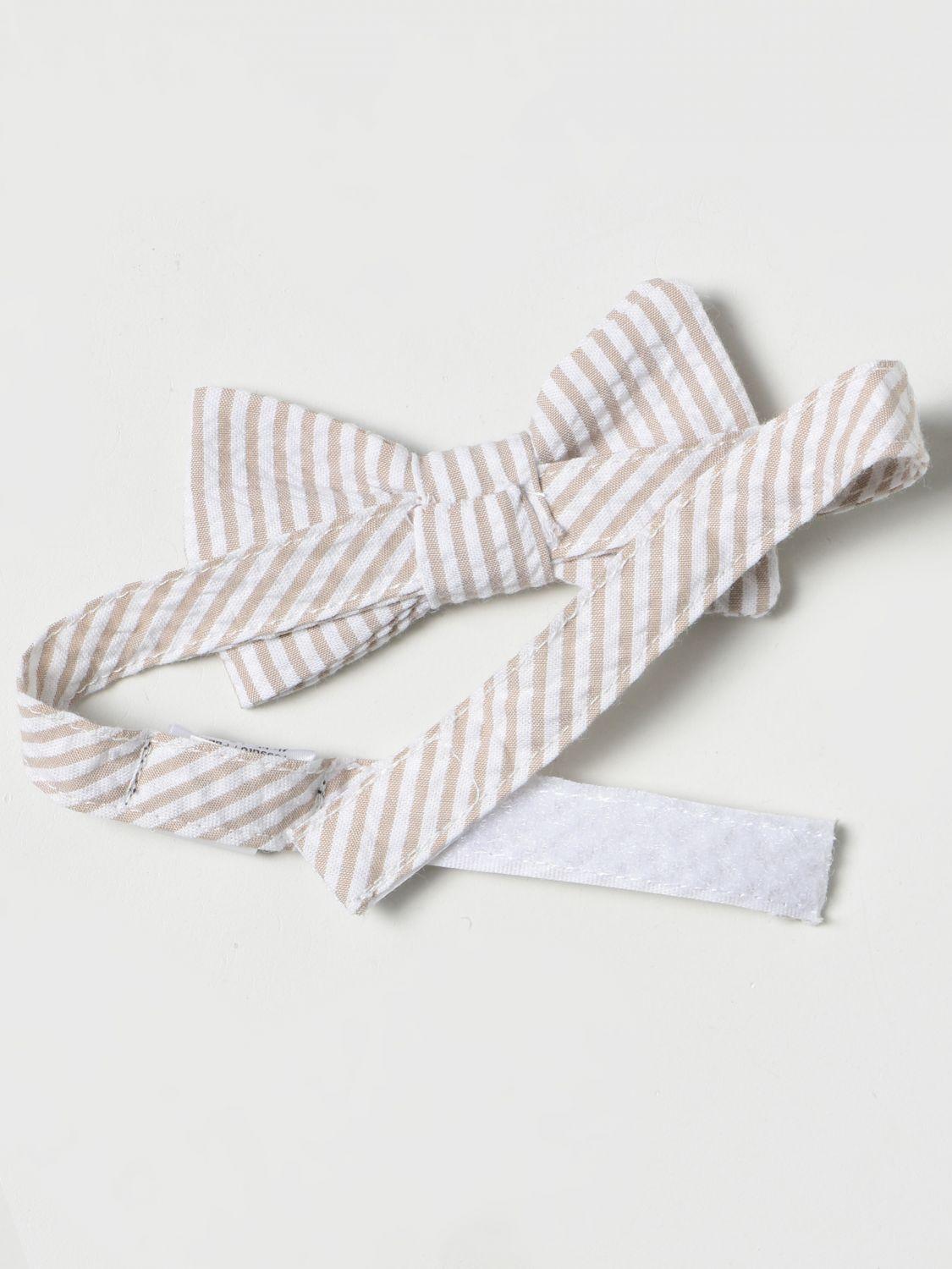 Beige stripe bow tie P23PH033C1078 133 IL GUFO 