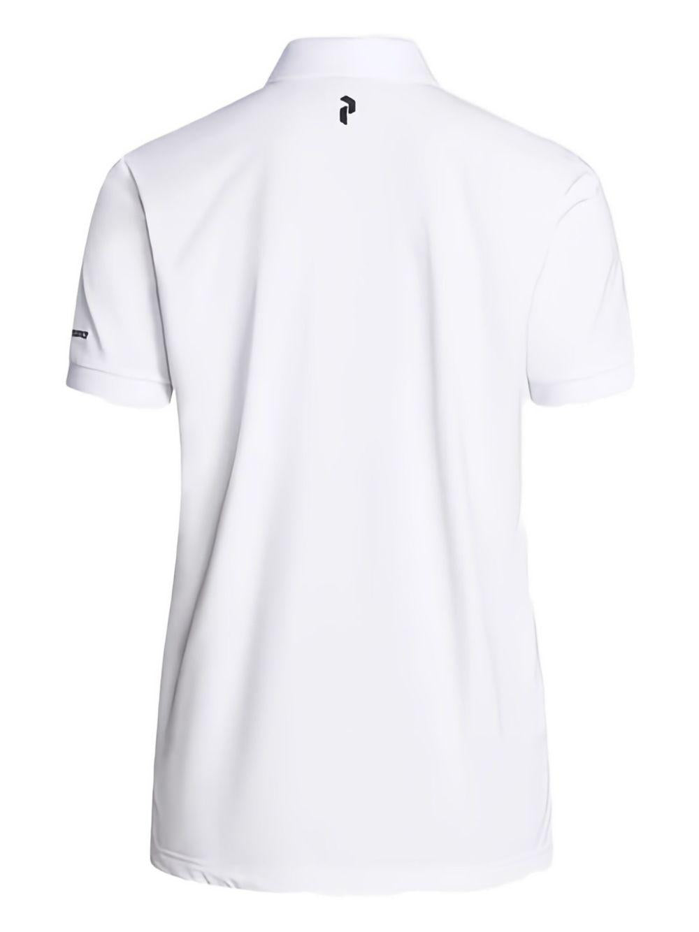 White front logo polo G77189070 WHITE PEAK PERFORMANCE 
