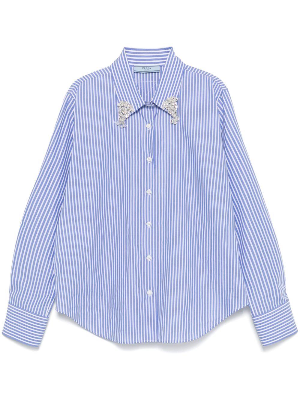 Striped shirt<BR/><BR/><BR/> P471HR 155UF0013 PRADA 