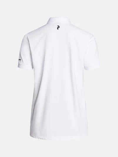 White front logo polo G77189070 WHITE PEAK PERFORMANCE 