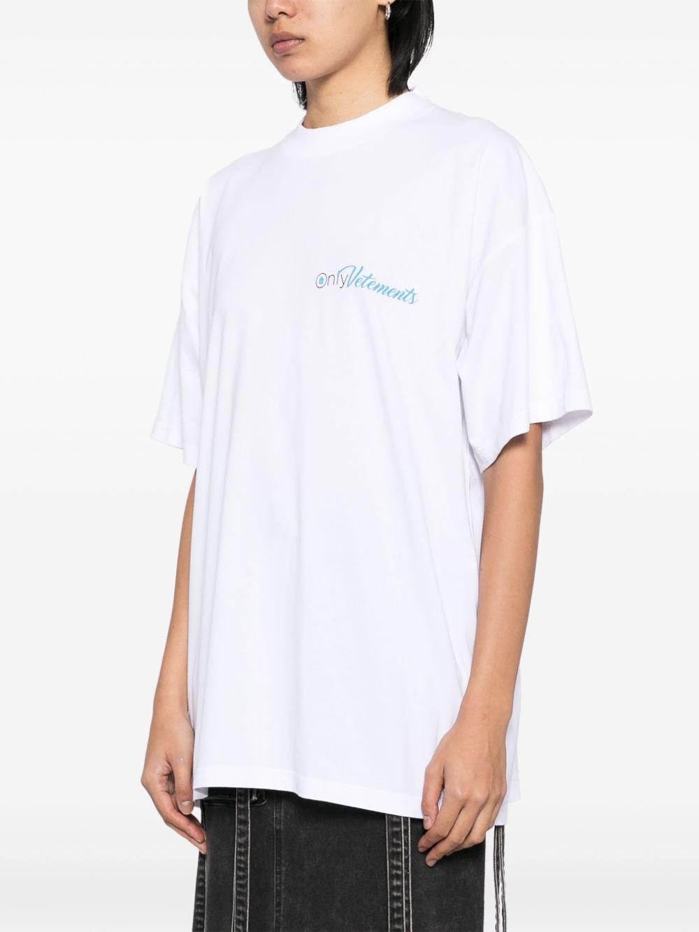 Logo-print T-shirt<BR/><BR/><BR/> UA66TR755 W VETEMENTS 