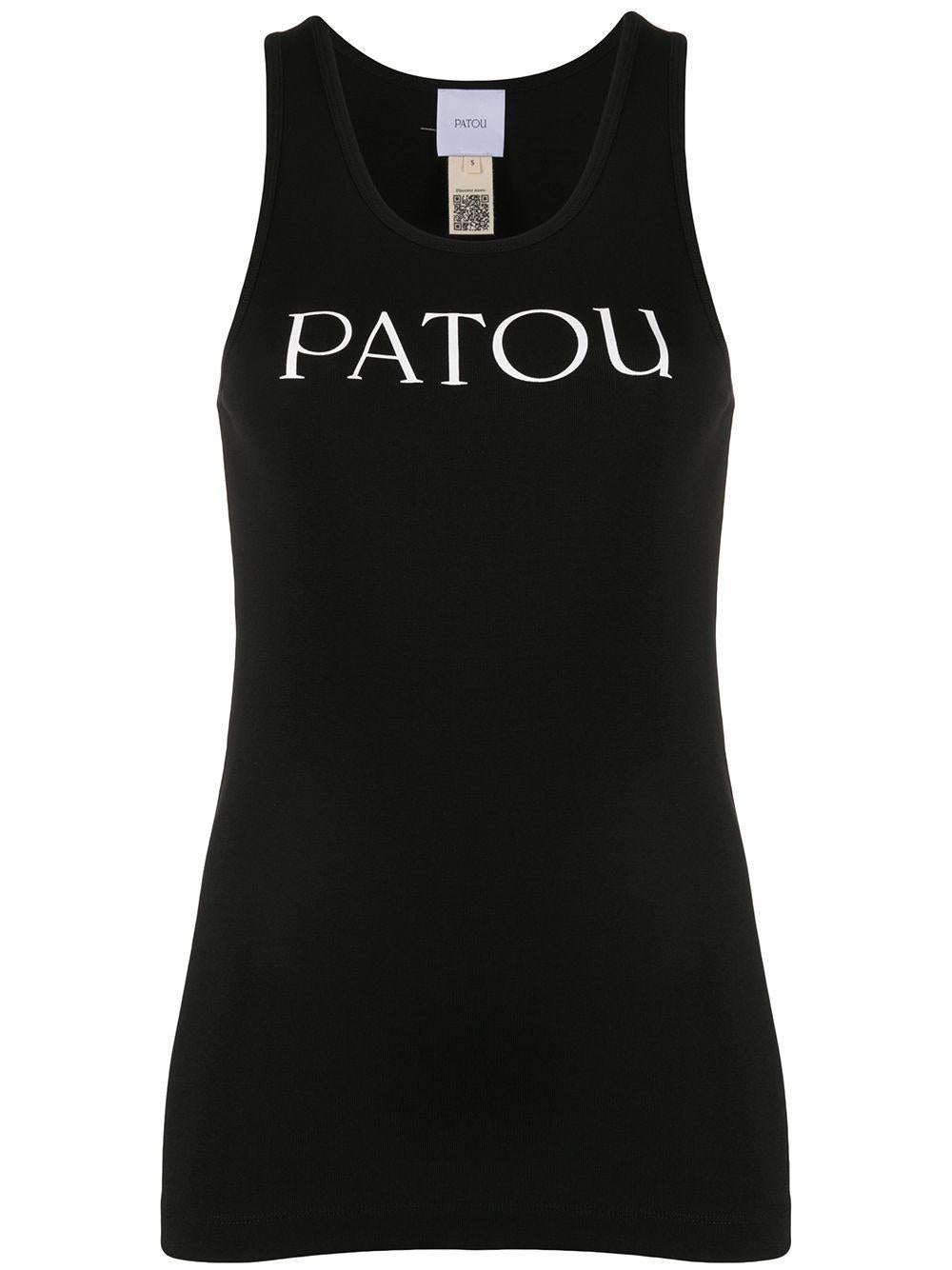 Organic-cotton tank top<BR/><BR/><BR/> JE0159994 999B PATOU 