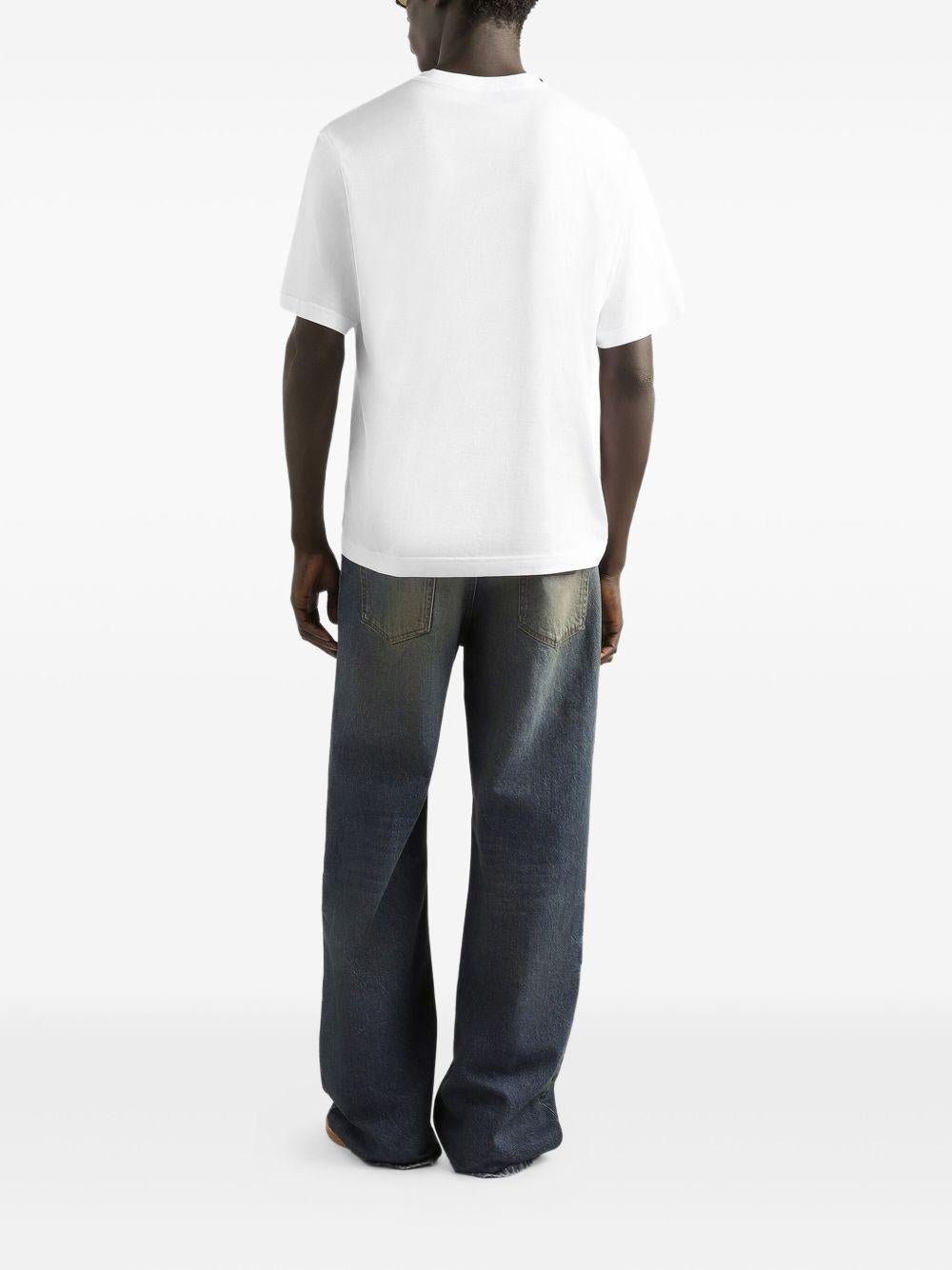 Jersey T-shirt with patch G8PN9Z G7PZFW0800 DOLCE & GABBANA 