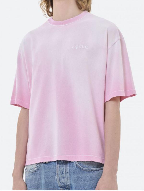 Oversized T-Shirt with lettering on chest 351MC03 04 CYCLE 