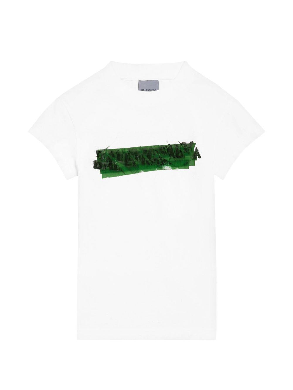 Messy Spray Chopped Back T-shirt 871744 TUVI69000 BALENCIAGA 