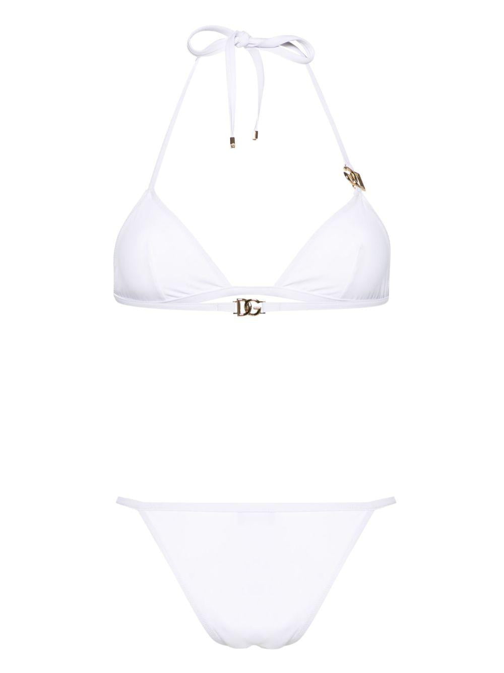 triangle bikini with metal DG logo O8B76J ONO12W0800 DOLCE & GABBANA 