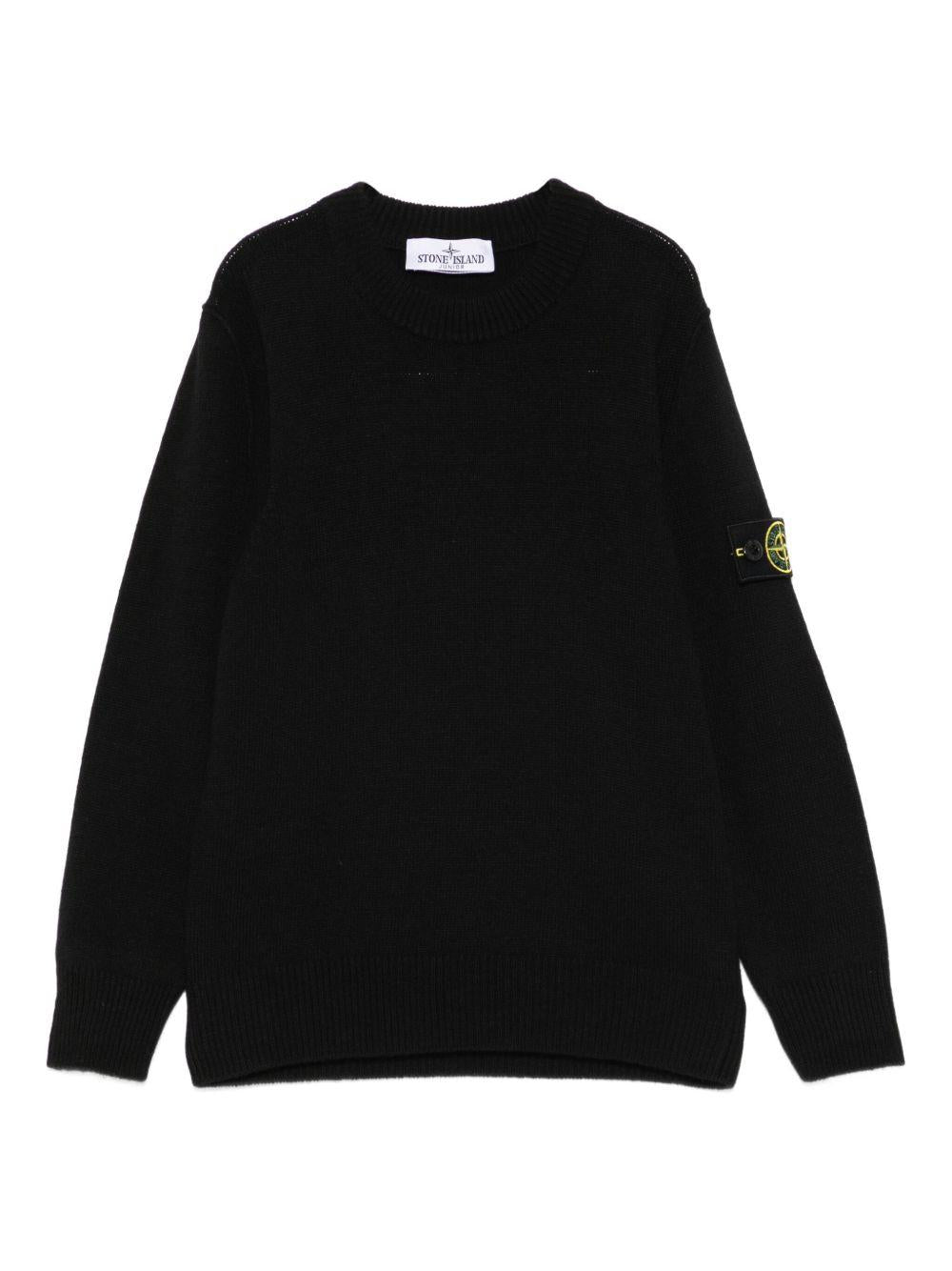 Knit crewneck jumper K2S165100002 S00M1V0029 STONE ISLAND KIDS 
