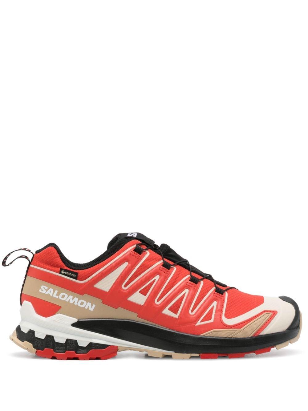 Aurora red/white/safari beige waterproof GORE-TEX® sneakers L47686700 AURORA RED/SAFARI/WHITE SALOMON 