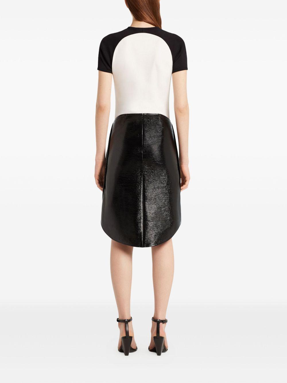 CIRCLE CONTRAST T-SHIRT 325JTS214JS0203 0098 COURRÈGES 