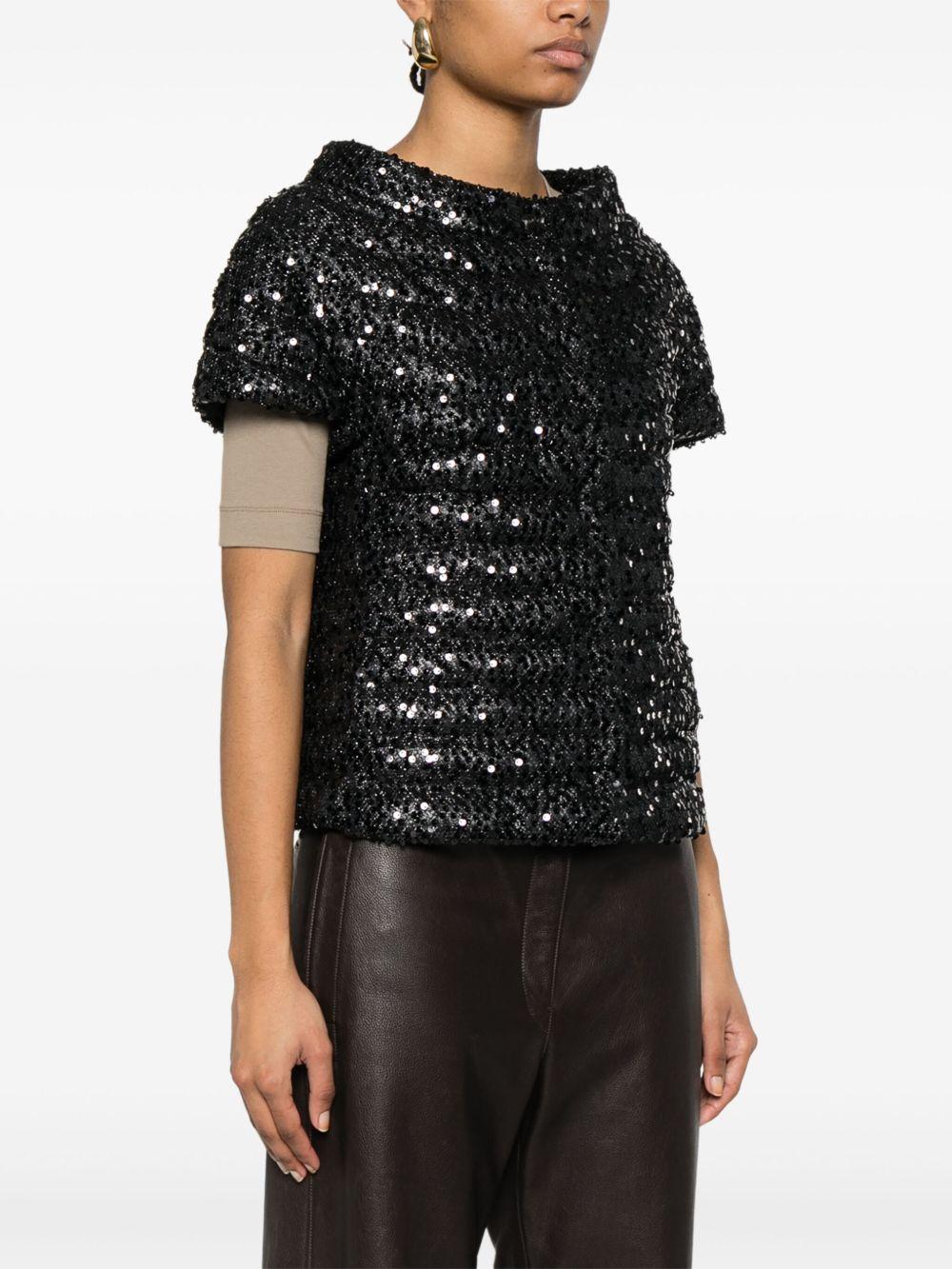 Sequinned puffer jacket<BR/><BR/><BR/> PI002038D 127059300 HERNO 