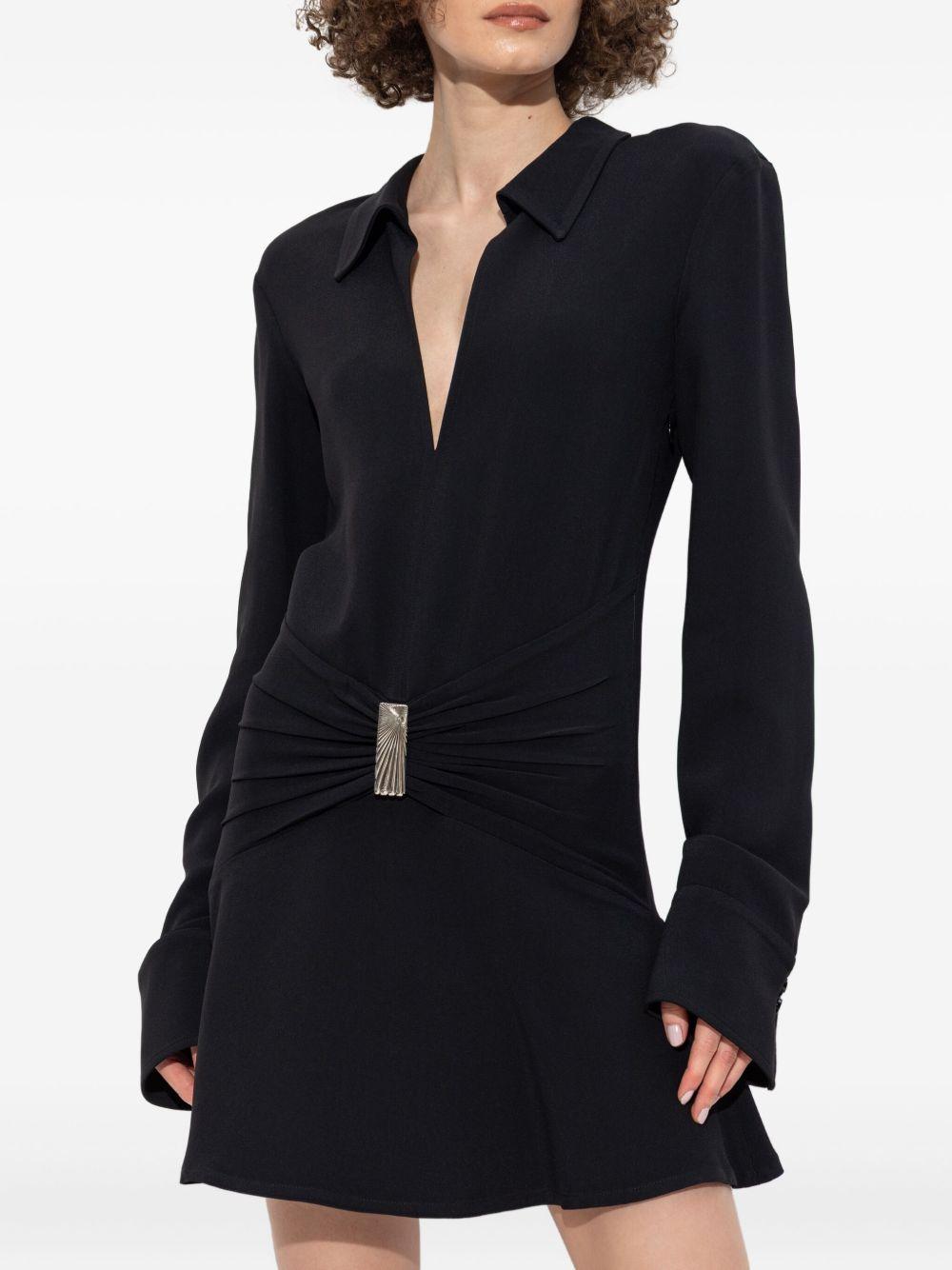Black mini dress 251WCA00449 ACC001AA100 THE ATTICO 