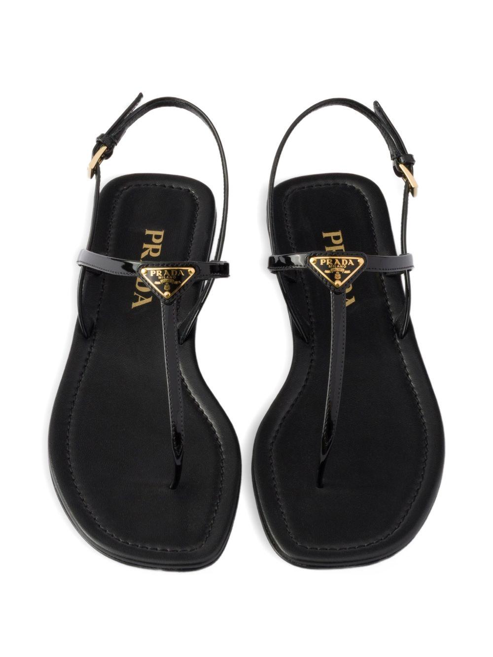 Patent leather thong sandals 1Y395O069 F-005F0002 PRADA 