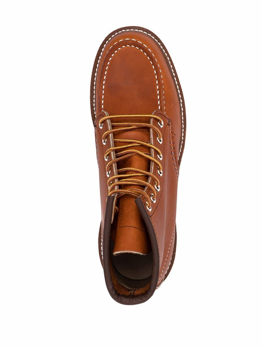Luggage leather lace-up boots 00875  RED WING 