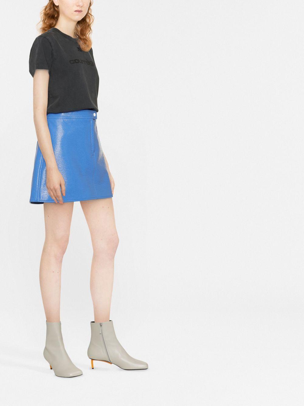 T-shirt with logo print 322JTS006JS0043 9071 COURRÈGES 