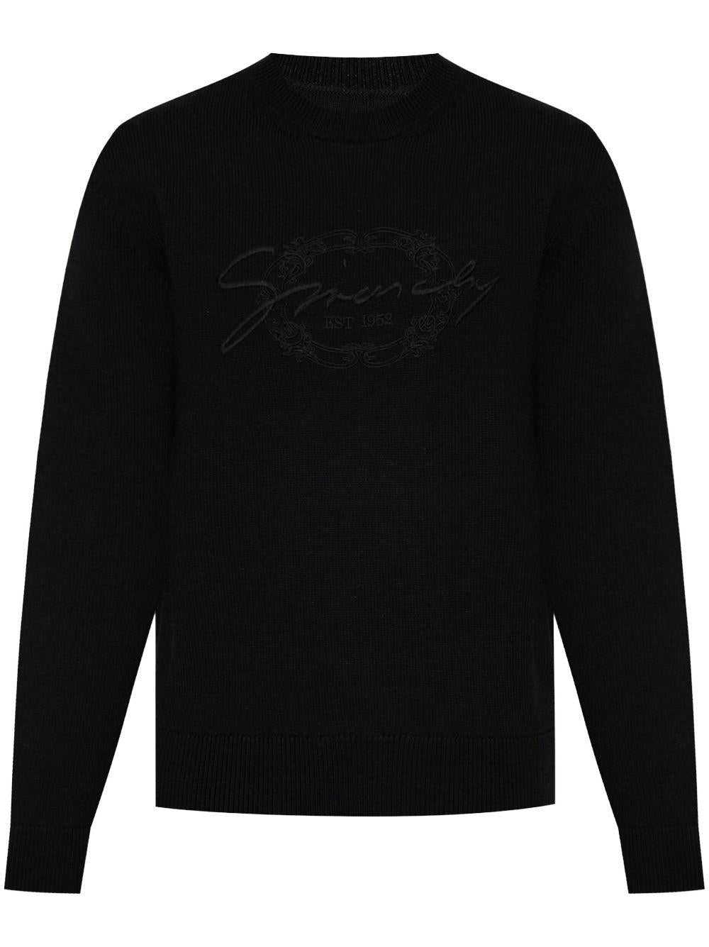 Logo-embroidered jumper<BR/><BR/><BR/> BM90TW4YLC 001 GIVENCHY 