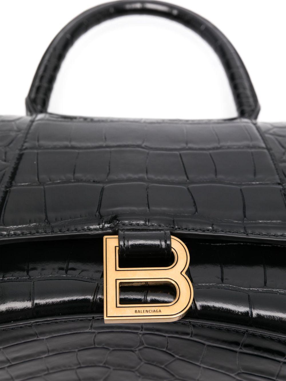 Small Hourglass top-handle bag<BR/><BR/><BR/> 593546 1LRGM1000 BALENCIAGA 
