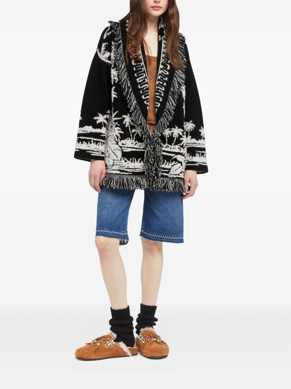 Palm groove tales cardigan LWHB064E25KNI00D 100F ALANUI 