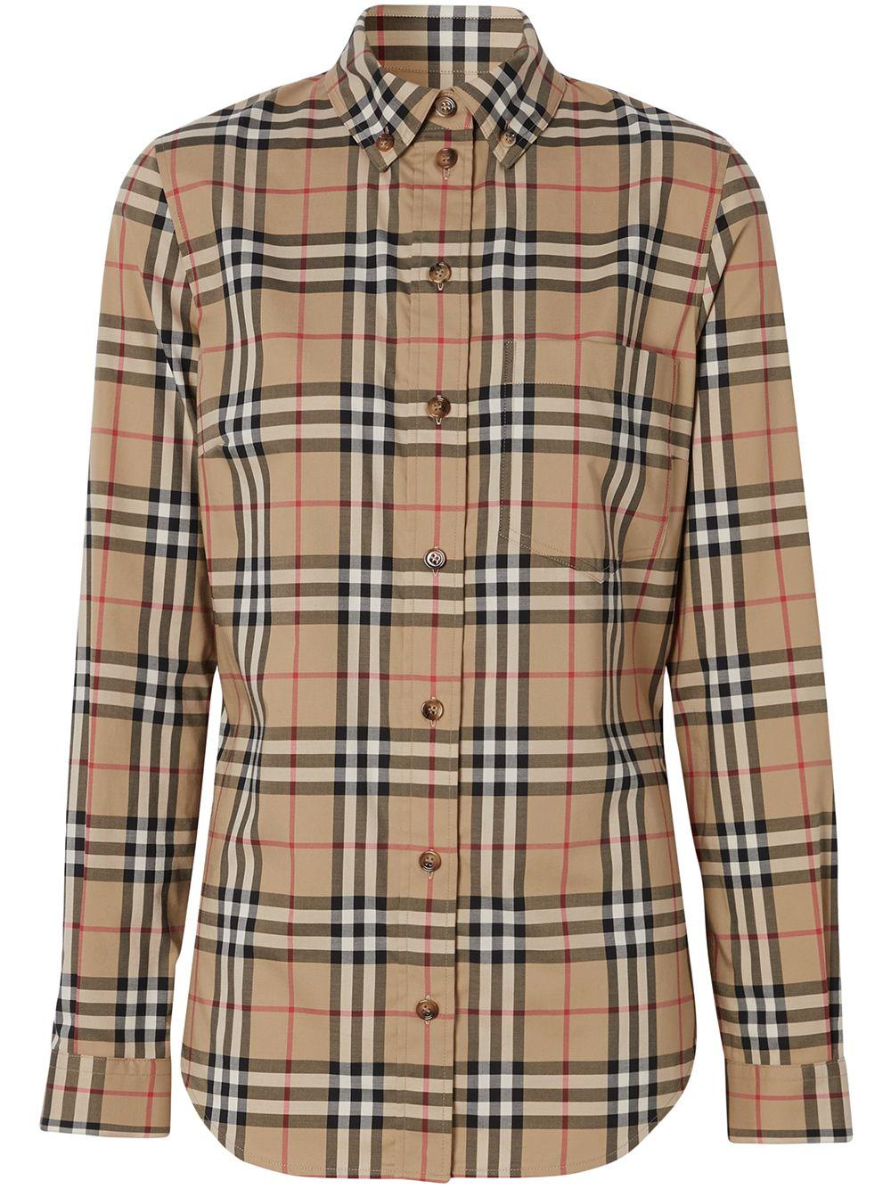Vintage Check button-down shirt 8022284 ARCHIVE BEIGE BURBERRY 