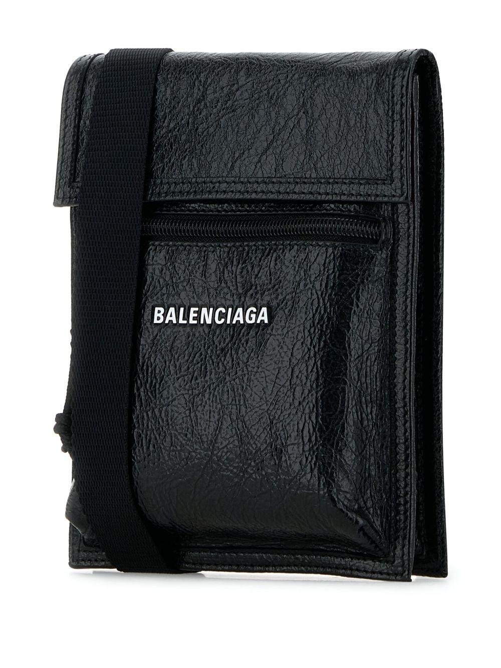 Men's Explorer Pouch With Strap Small 655982 1VG7X1090 BALENCIAGA 