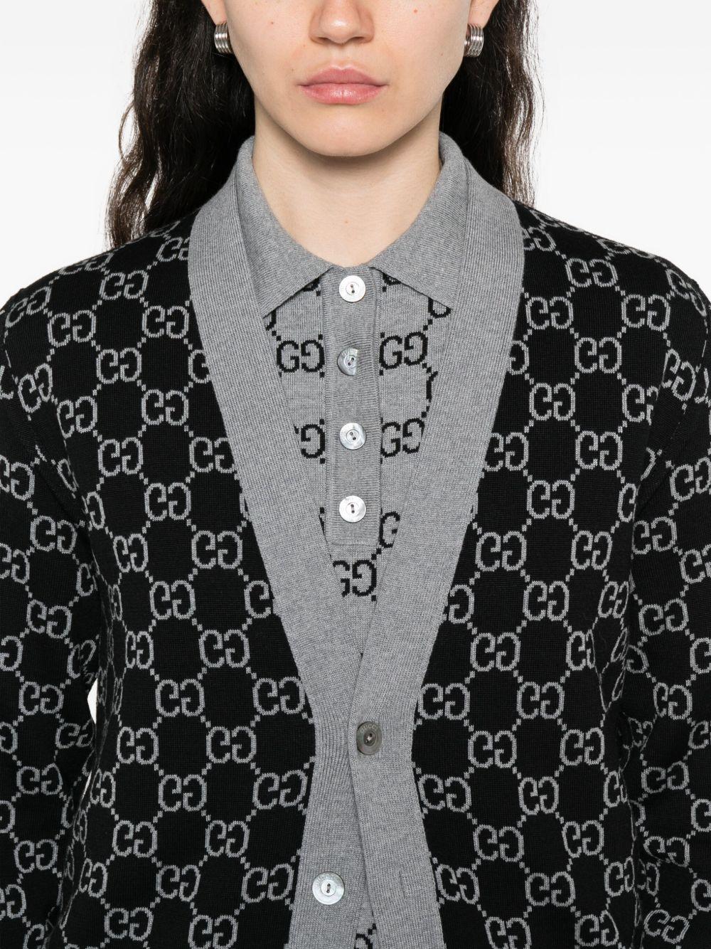 Reversible GG wool jacquard cardigan 798157 XKEJP1045 GUCCI 