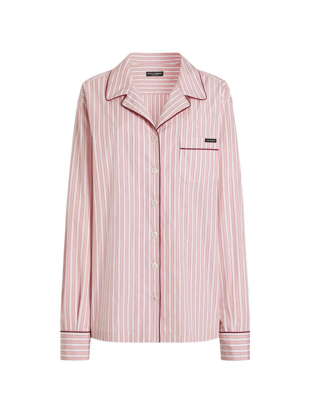Striped poplin shirt F5U28T FR517S8051 DOLCE & GABBANA 