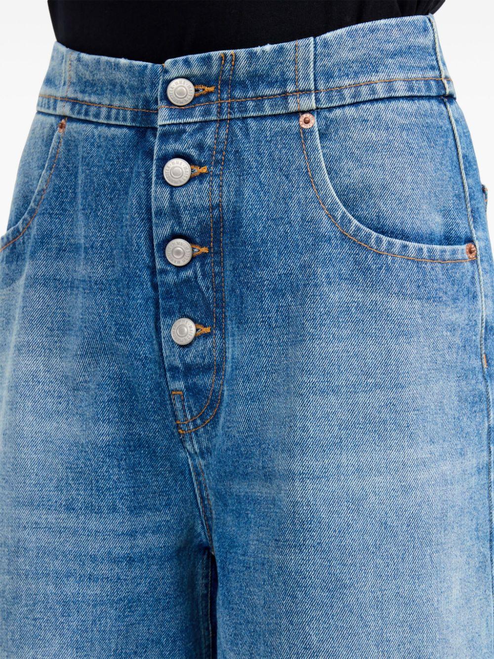 Button-up straight jeans<BR/><BR/><BR/> S52LA0235 M30018965 MM6 Maison Margiela 