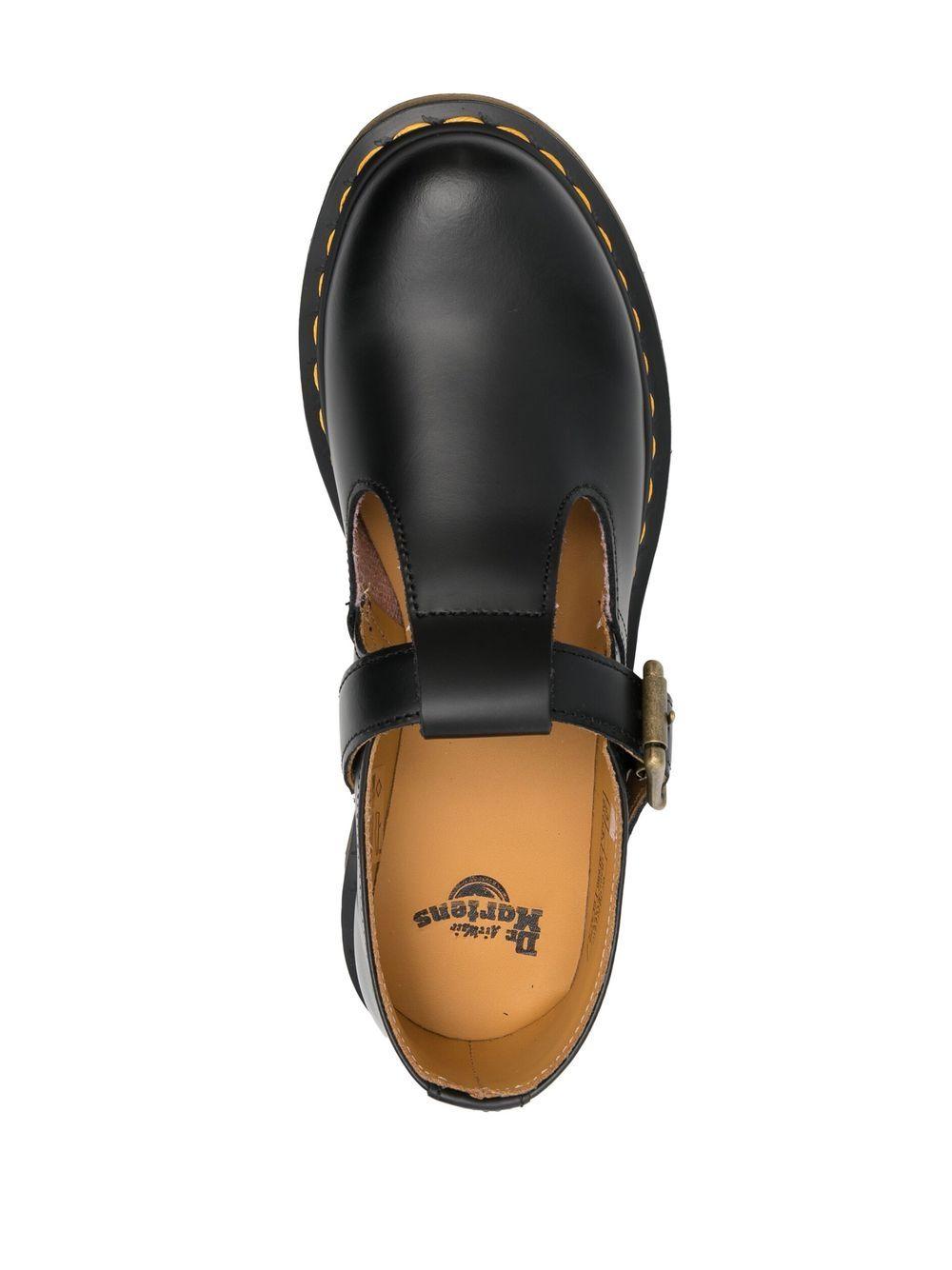 Polley Mary Jane loafers<BR/><BR/> 14852001 POLLEYBLACK SMOOTH DR. MARTENS 